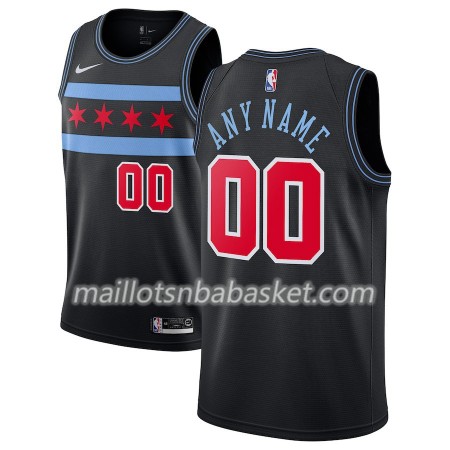Maillot Homme Chicago Bulls Personnalisable 2018-19 Nike City Edition Noir Swingman Maillot Homme Chicago Bulls Personnalisable 2018-19 Nike City Edition Noir Swingman